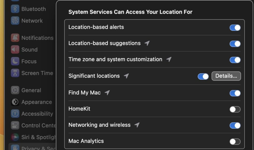 如何在MACOS VENTURA中设置夜间模式-1