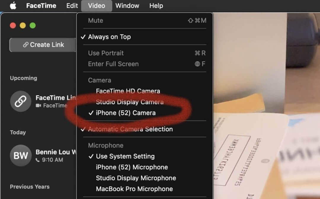 如何通过 MACOS VENTURA 的Continuity Camera将 IPHONE 用作网络摄像头-2