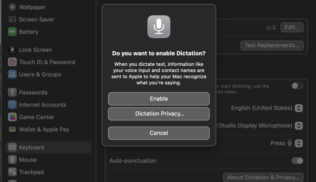 如何在 MACOS VENTURA 中使用 TALK TO TEXT（和 EMOJI！）-2